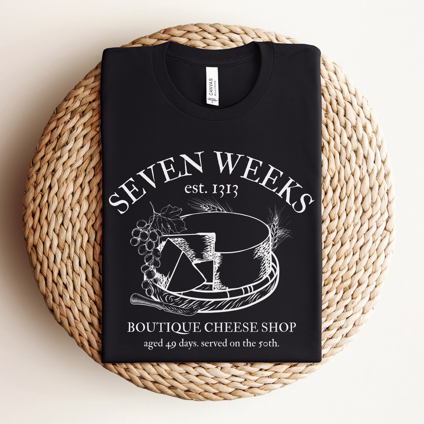 Seven Weeks Cheese Shop | Shavuot Humor T-shirt