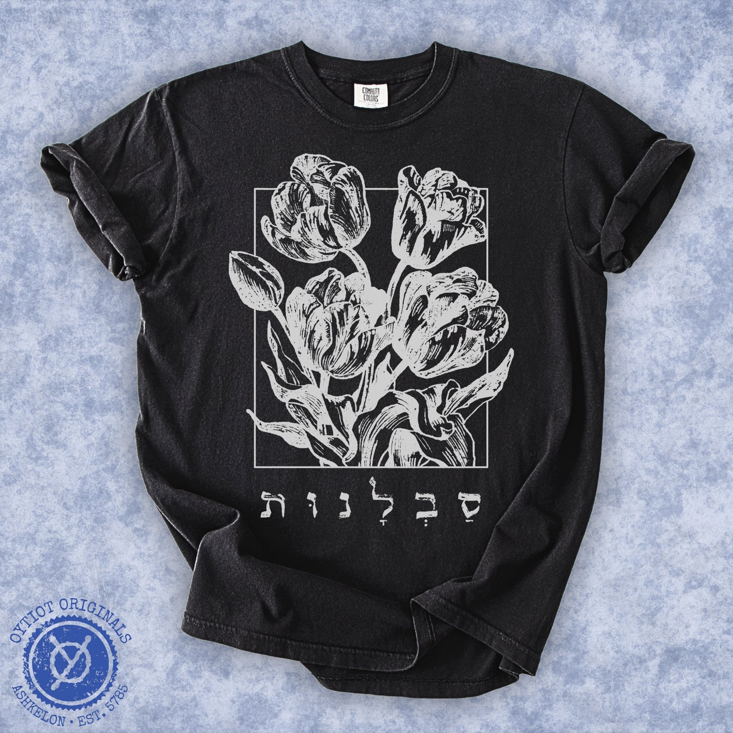 סבלנות | Patience In Hebrew Washed T-shirt