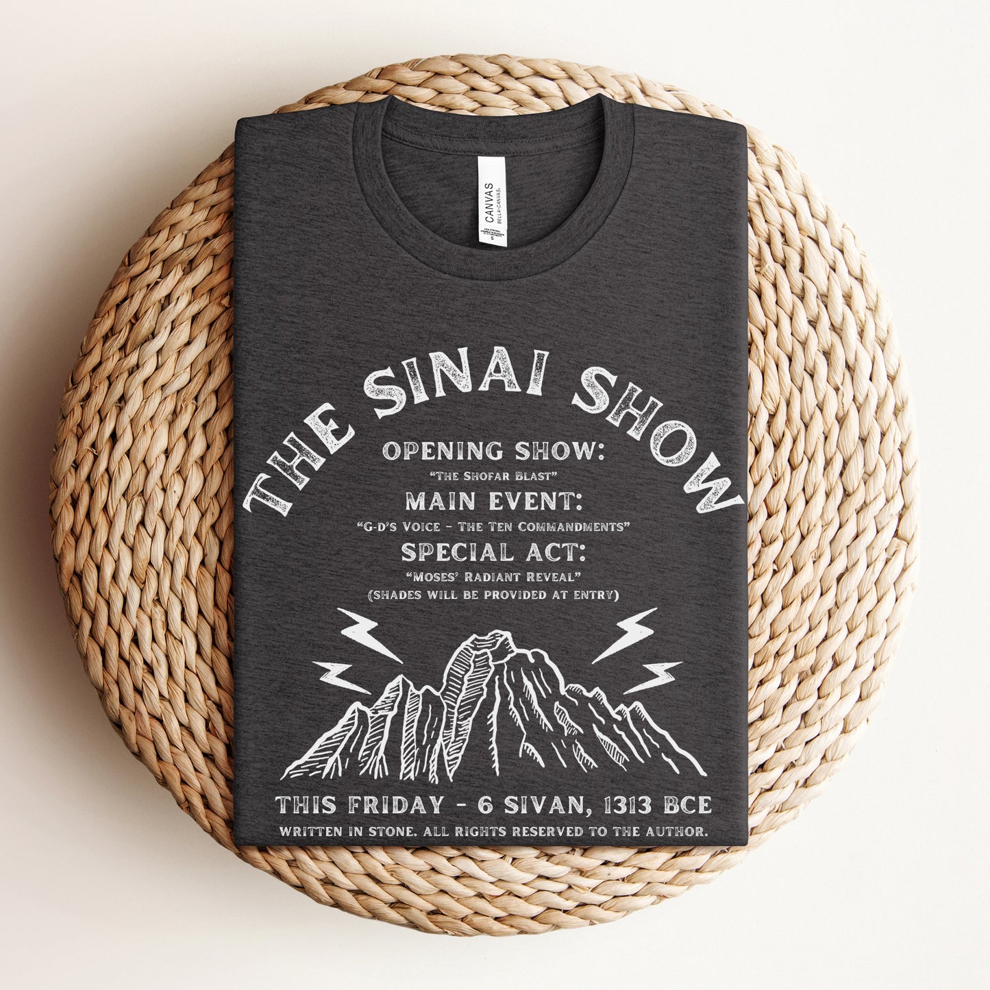 The Sinai Show | Shavuot Humor T-shirt