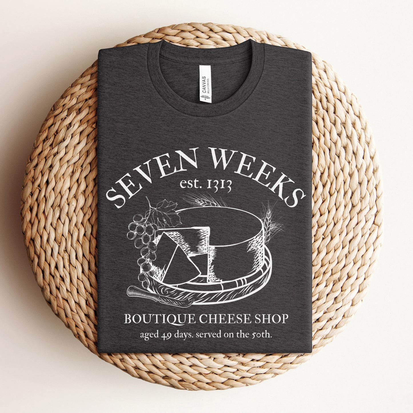 Seven Weeks Cheese Shop | Shavuot Humor T-shirt
