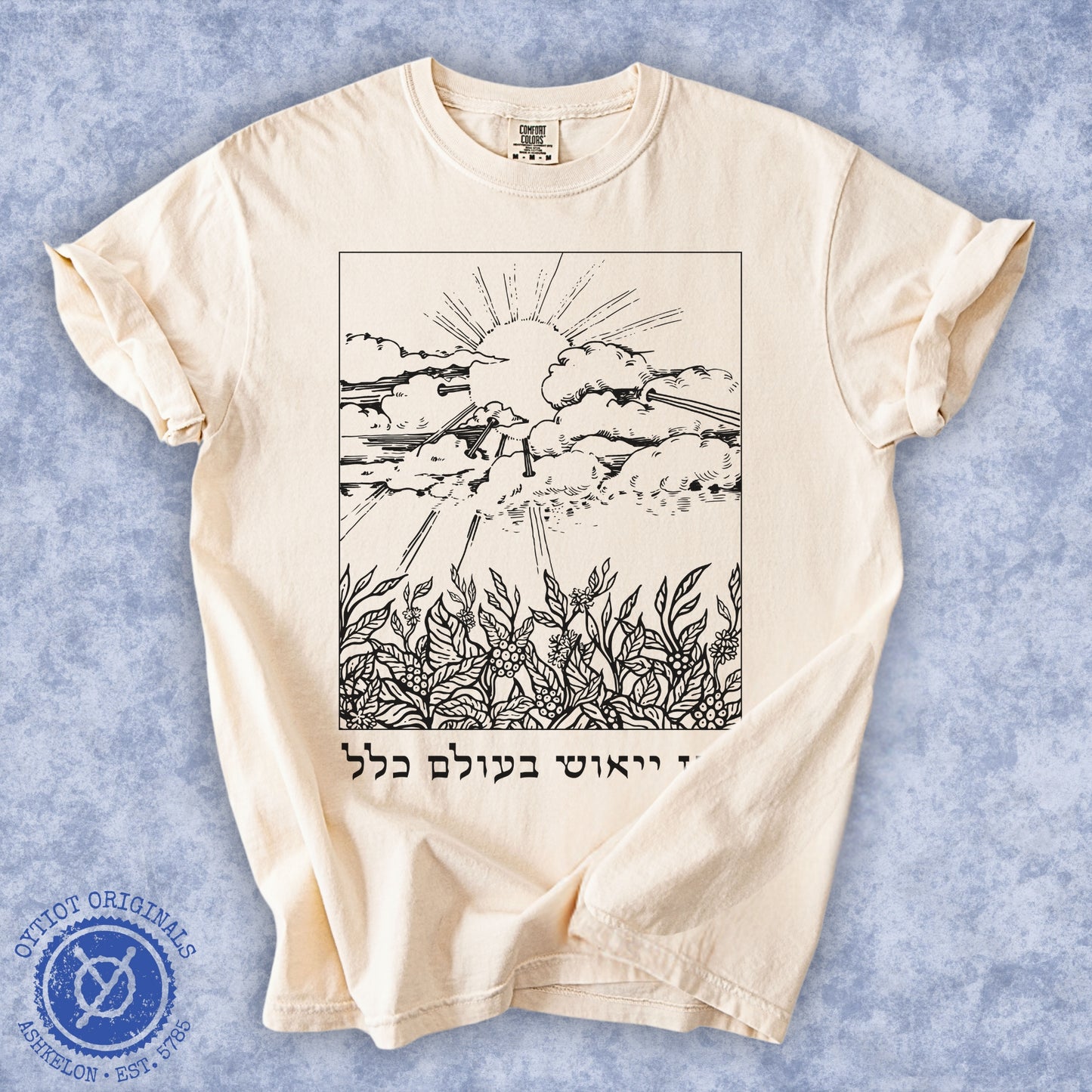 אין ייאוש בעולם כלל | Rabbi Nachman Quote Washed T-shirt