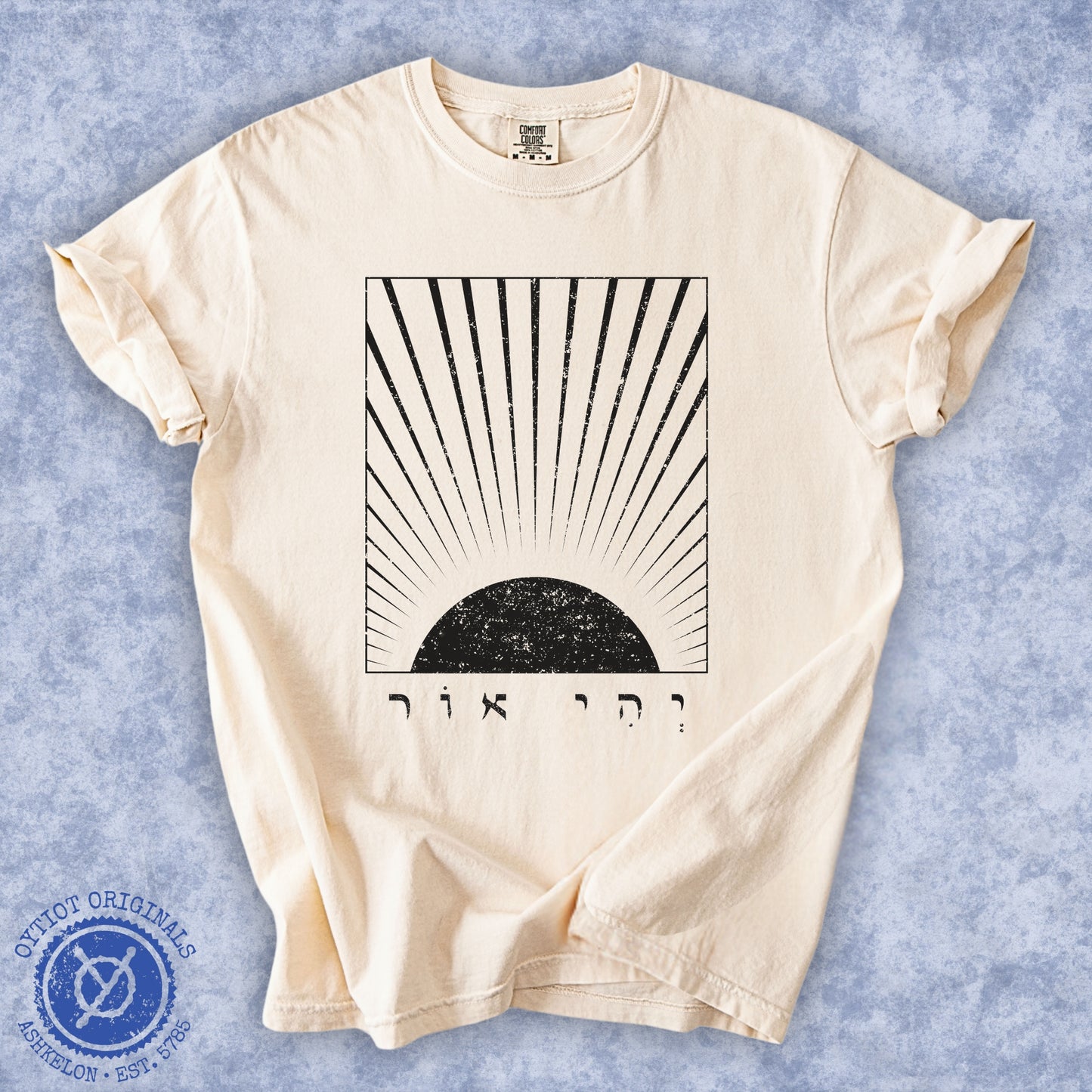 יהי אור | Let There Be Light Washed T-shirt
