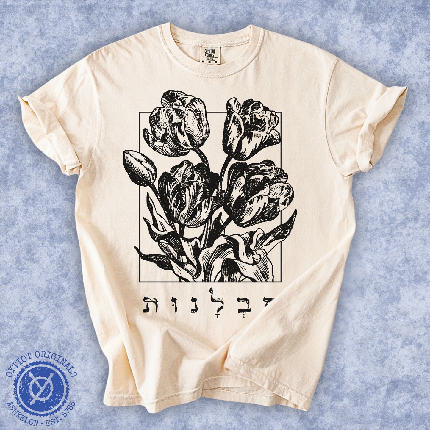 סבלנות | Patience In Hebrew Washed T-shirt