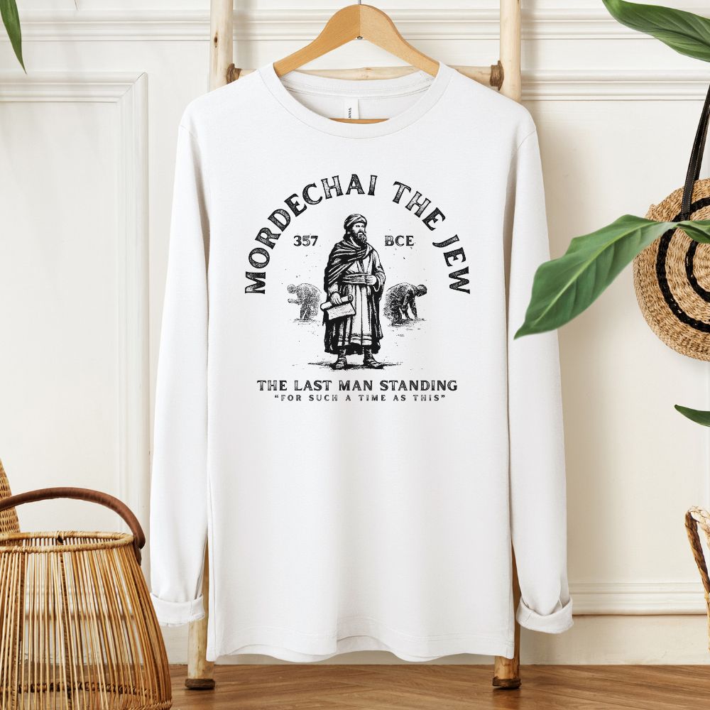 Mordechai The Jew | Purim Long Sleeve Tee