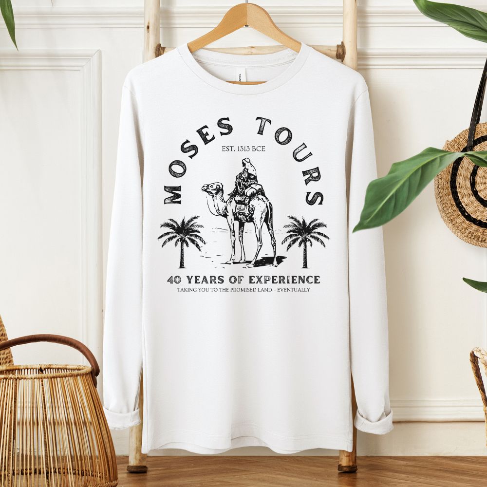 Moses Tours | Funny Passoevr Long Sleeve Tee
