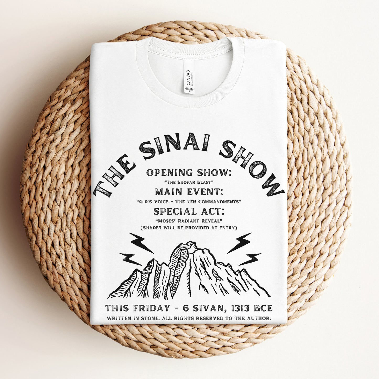 The Sinai Show | Shavuot Humor T-shirt