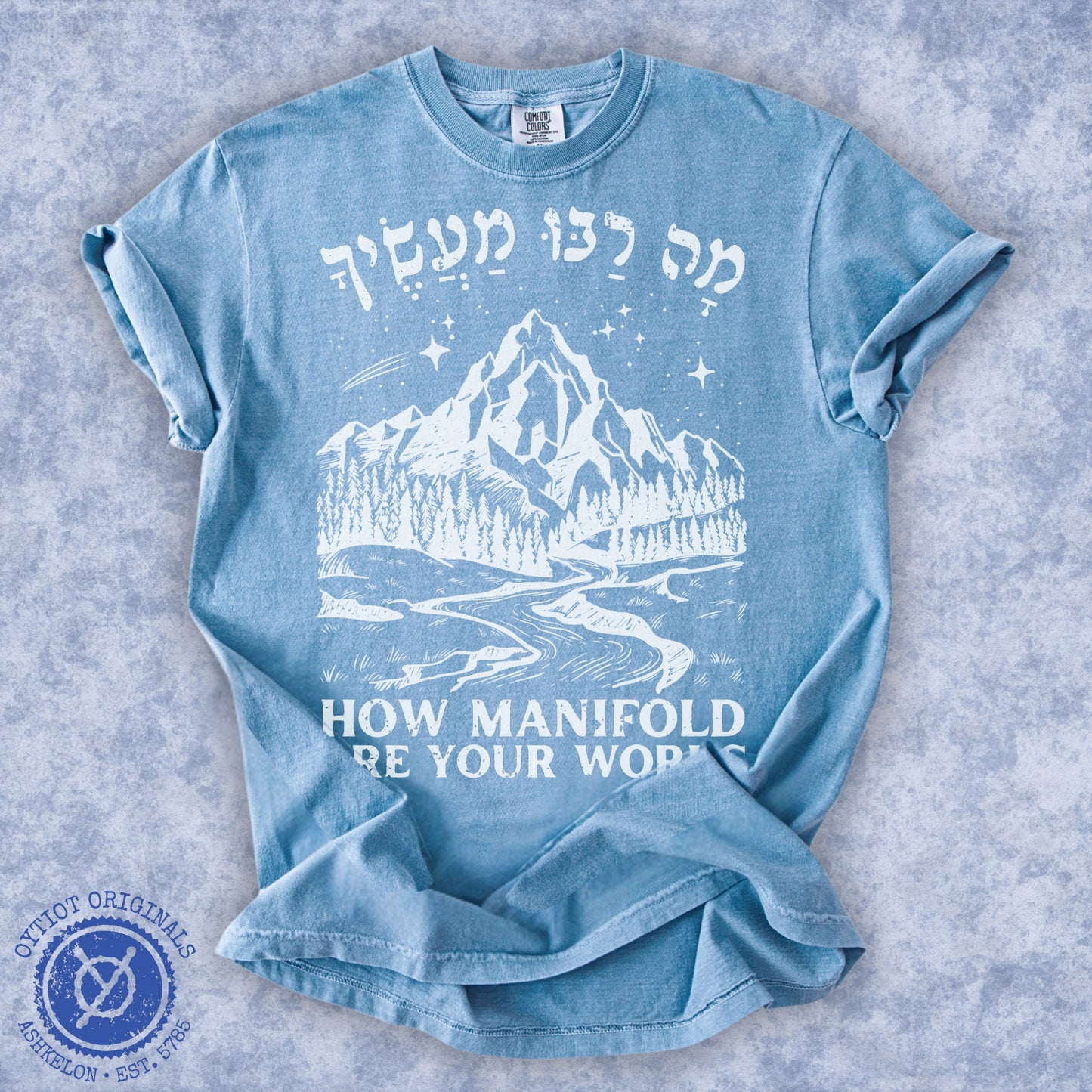 מה רבו מעשיך | Psalms 104 Washed T-shirt