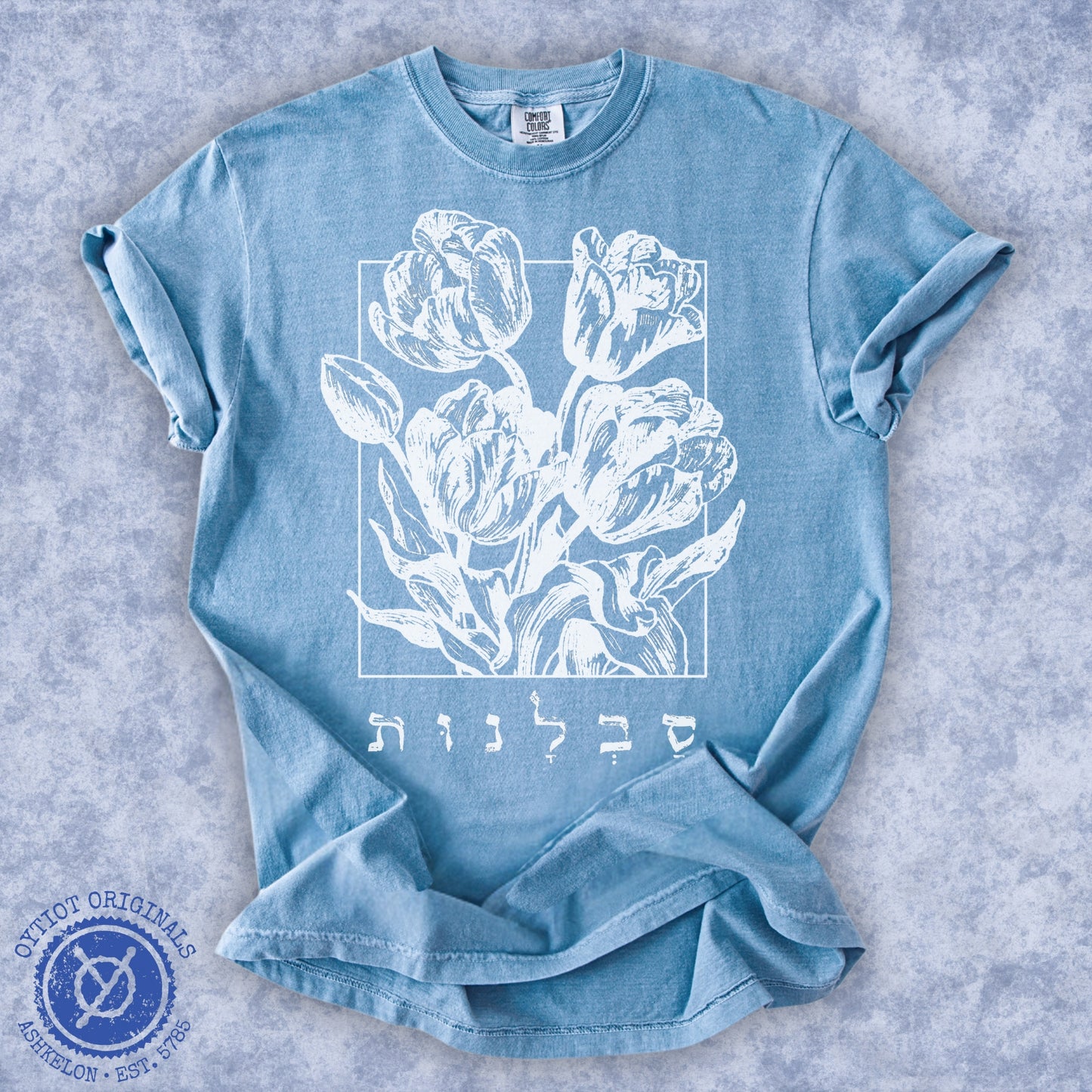סבלנות | Patience In Hebrew Washed T-shirt
