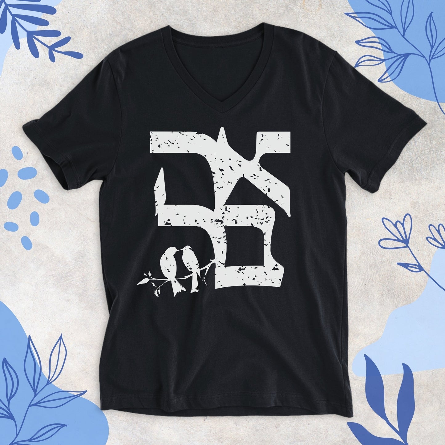 אהבה | Ahava V - neck T-shirt - Oytiot