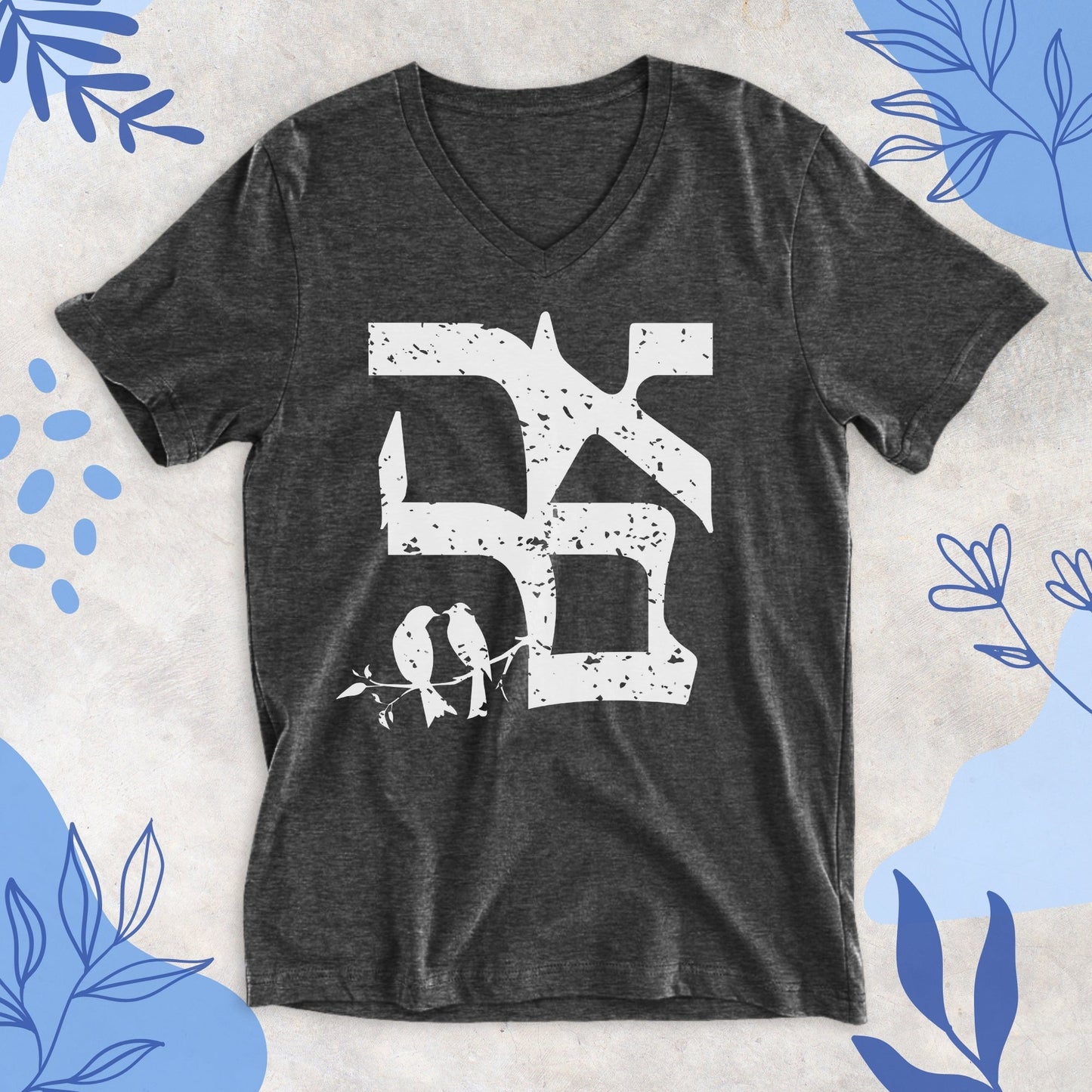 אהבה | Ahava V - neck T-shirt - Oytiot