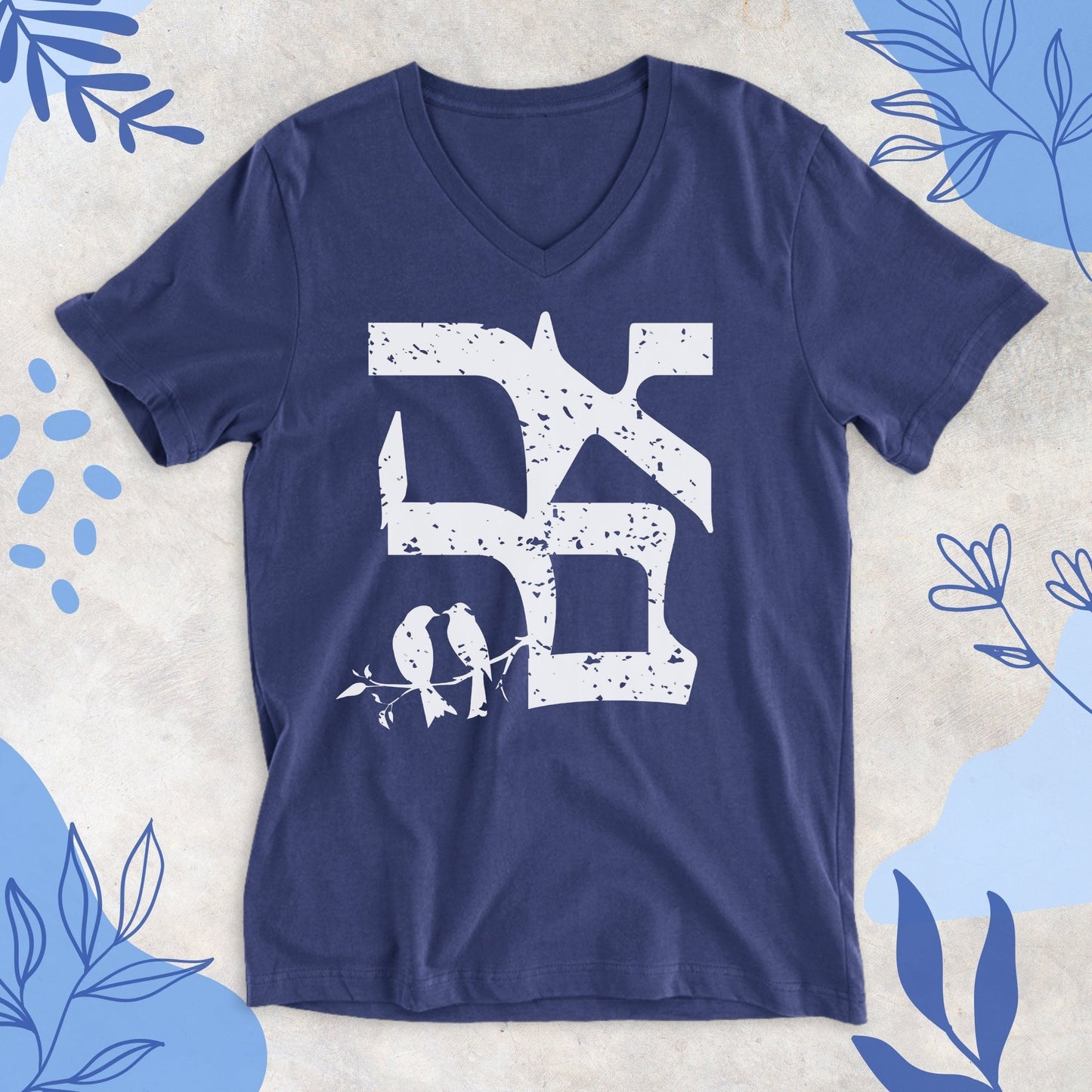 אהבה | Ahava V - neck T-shirt - Oytiot