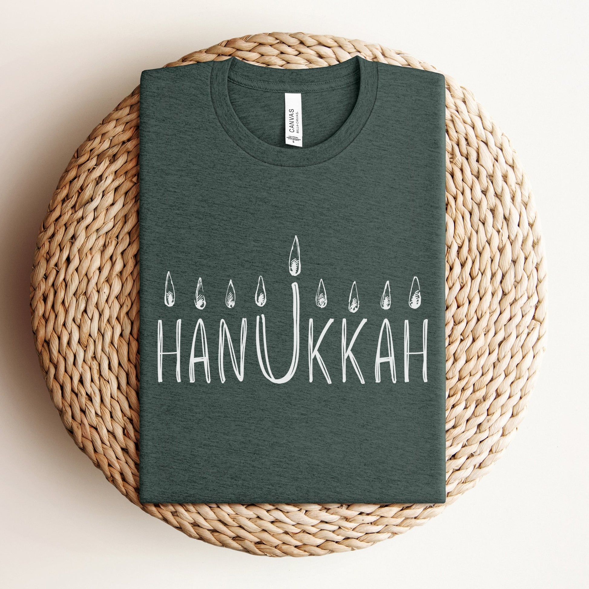 Hanukkah Menorah T-Shirt - Oytiot