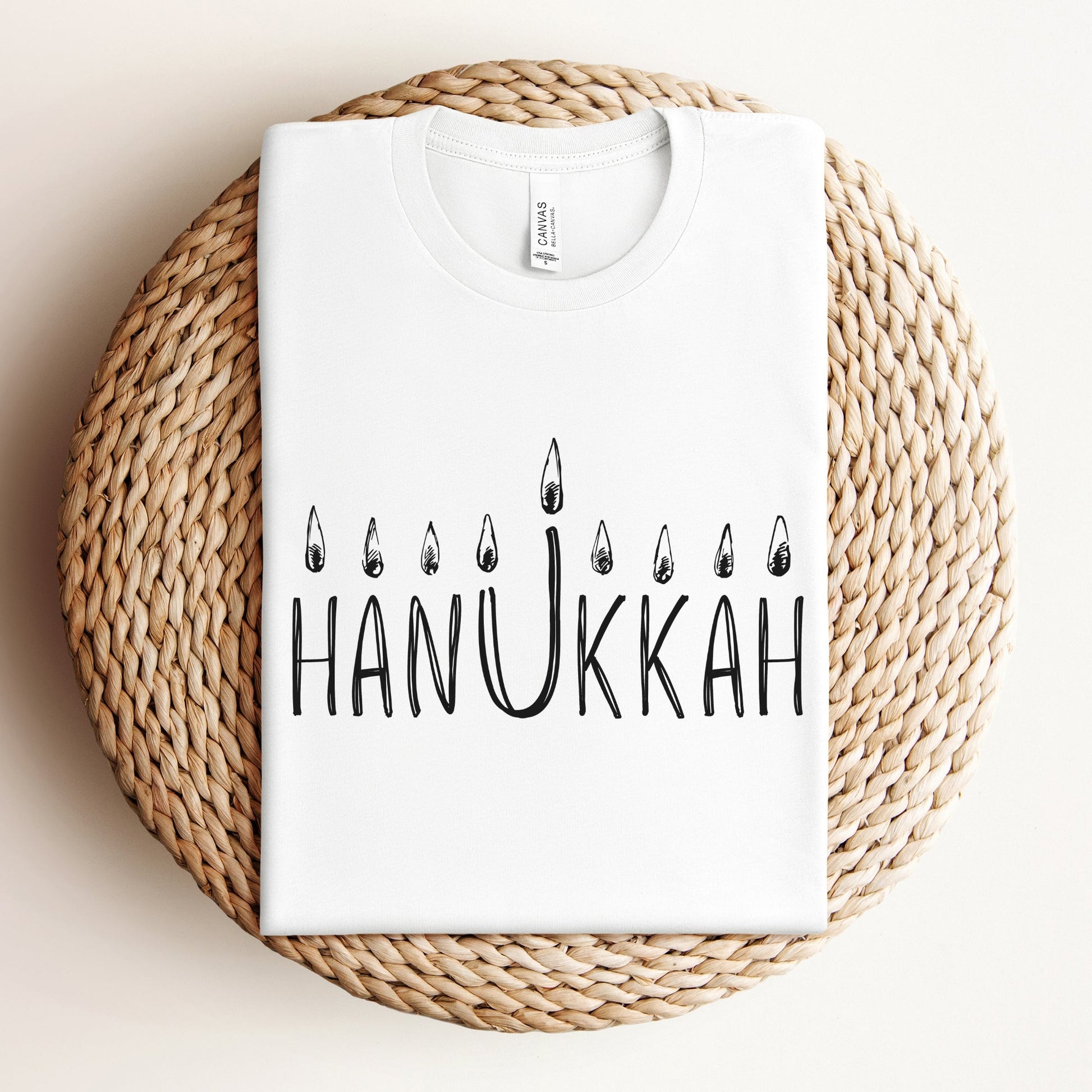 Hanukkah Menorah T-Shirt - Oytiot