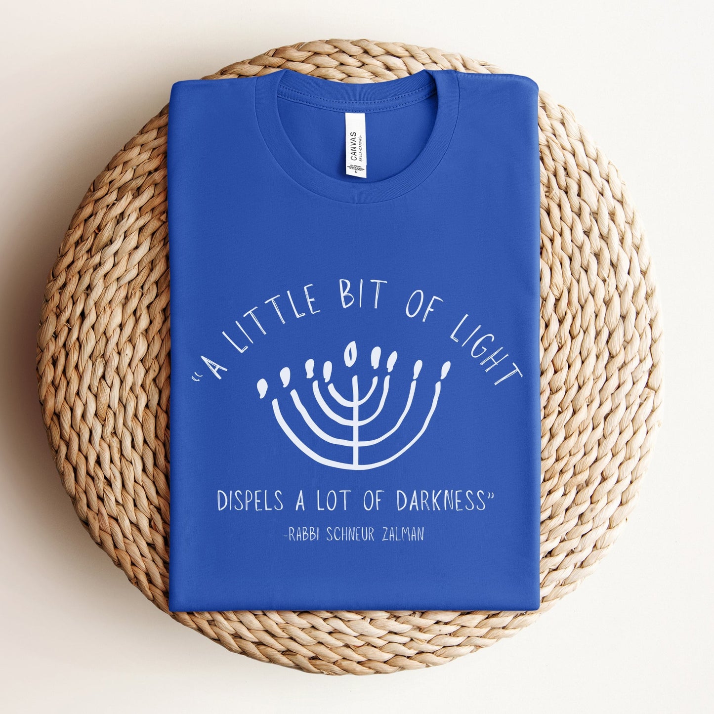 Hanukkah Rabbi Schneur Zalman Quote T-shirt - Oytiot
