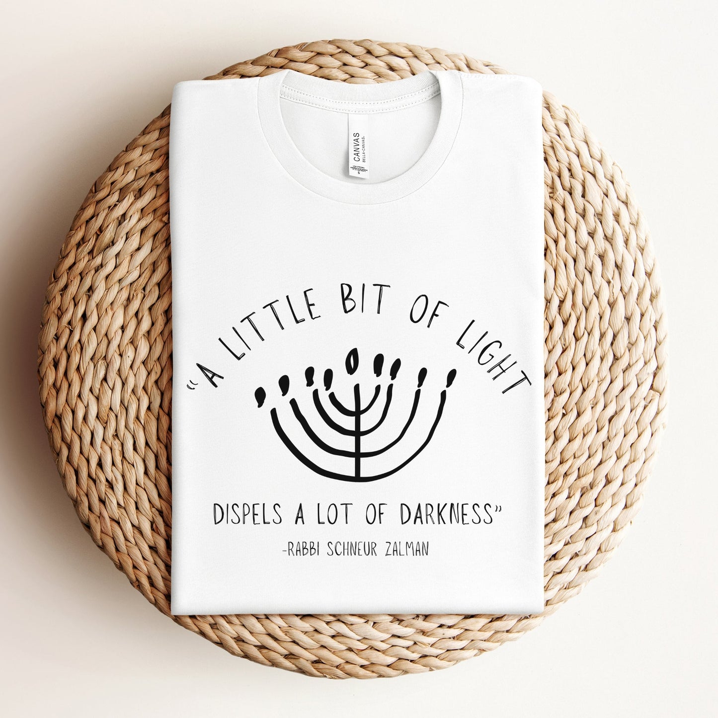 Hanukkah Rabbi Schneur Zalman Quote T-shirt - Oytiot