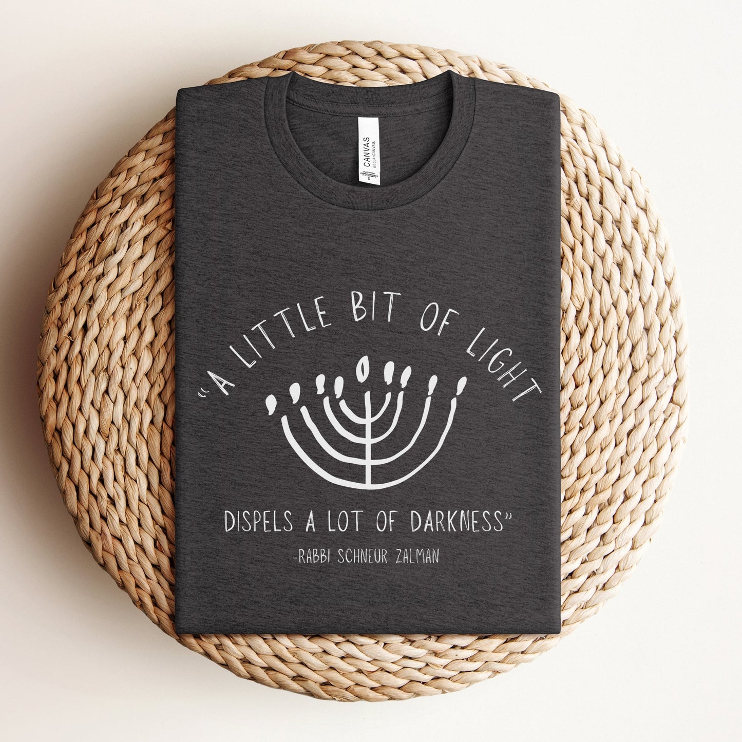 Hanukkah Rabbi Schneur Zalman Quote T-shirt - Oytiot