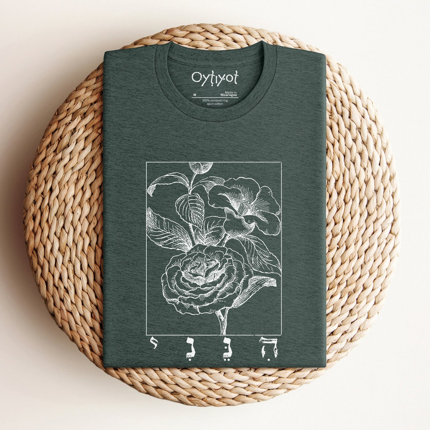 הנני | Here I Am In Hebrew T-shirt - Oytiot