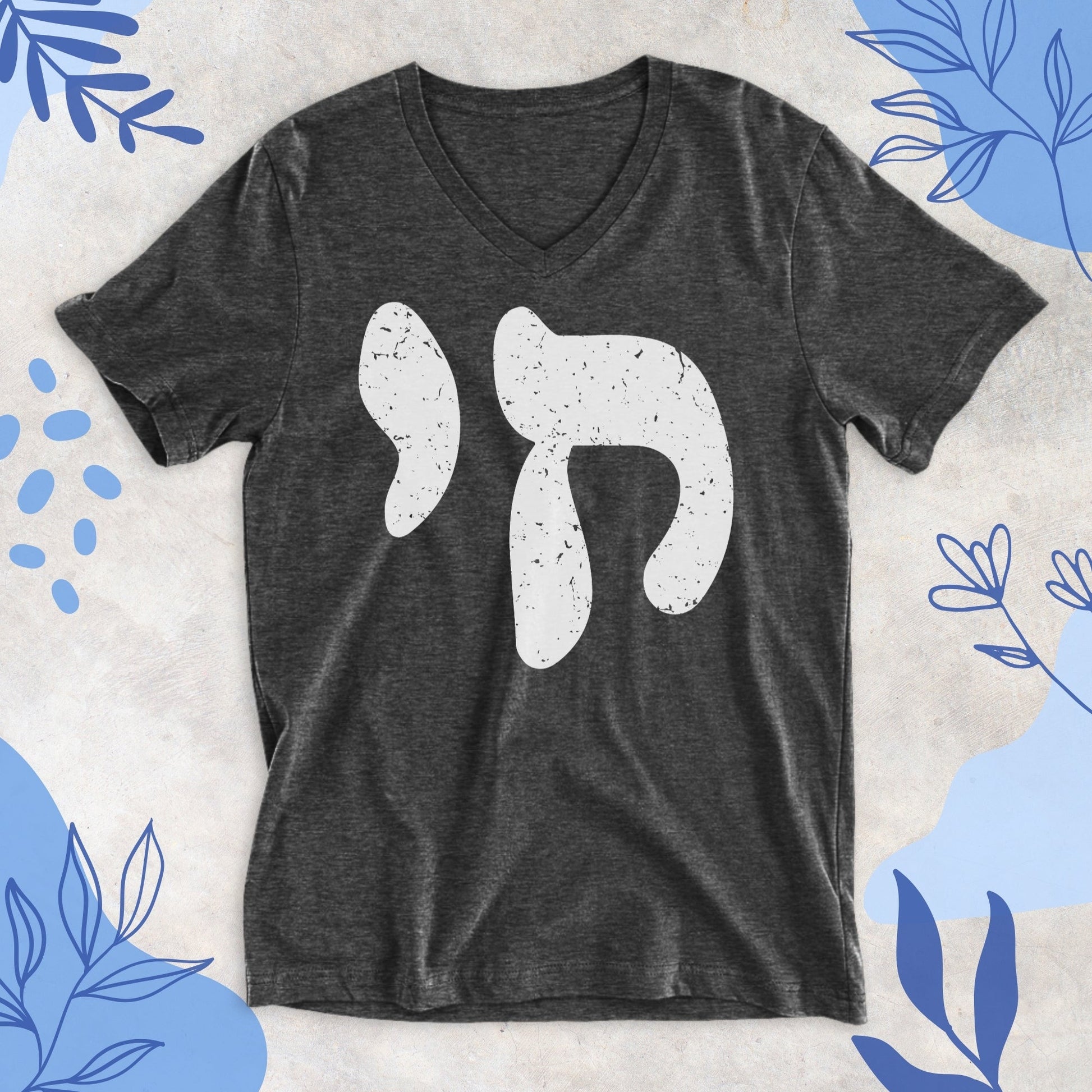 חי | Chai V - neck T-shirt - Oytiot