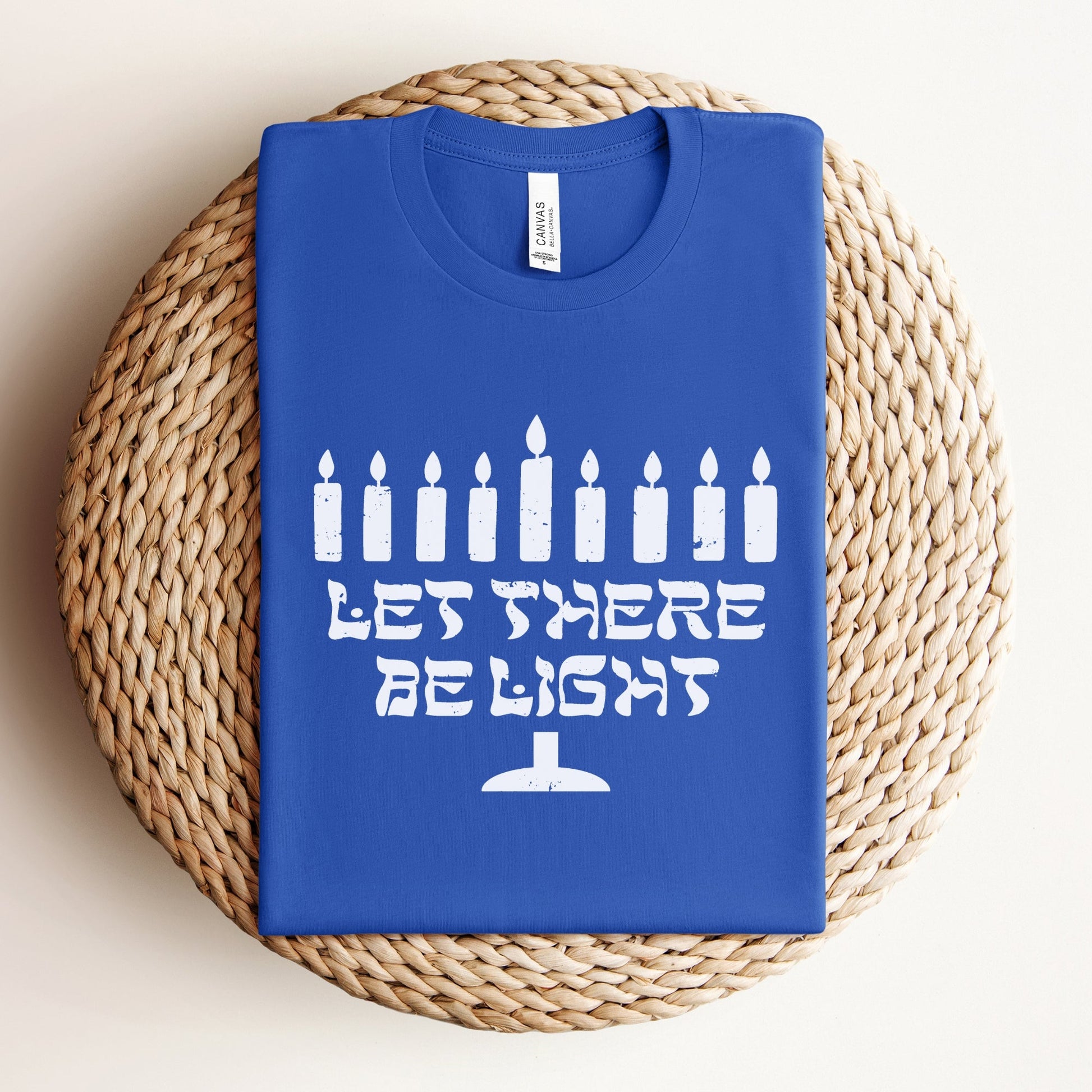 Let There Be Light | Hanukkah Menorah T-shirt - Oytiot