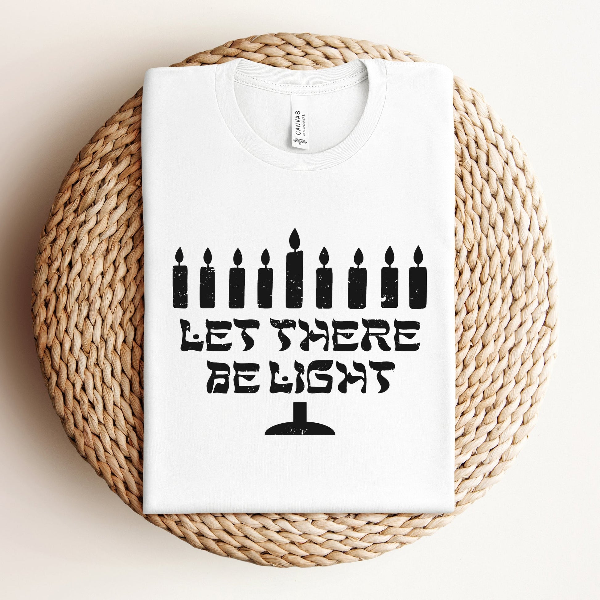 Let There Be Light | Hanukkah Menorah T-shirt - Oytiot
