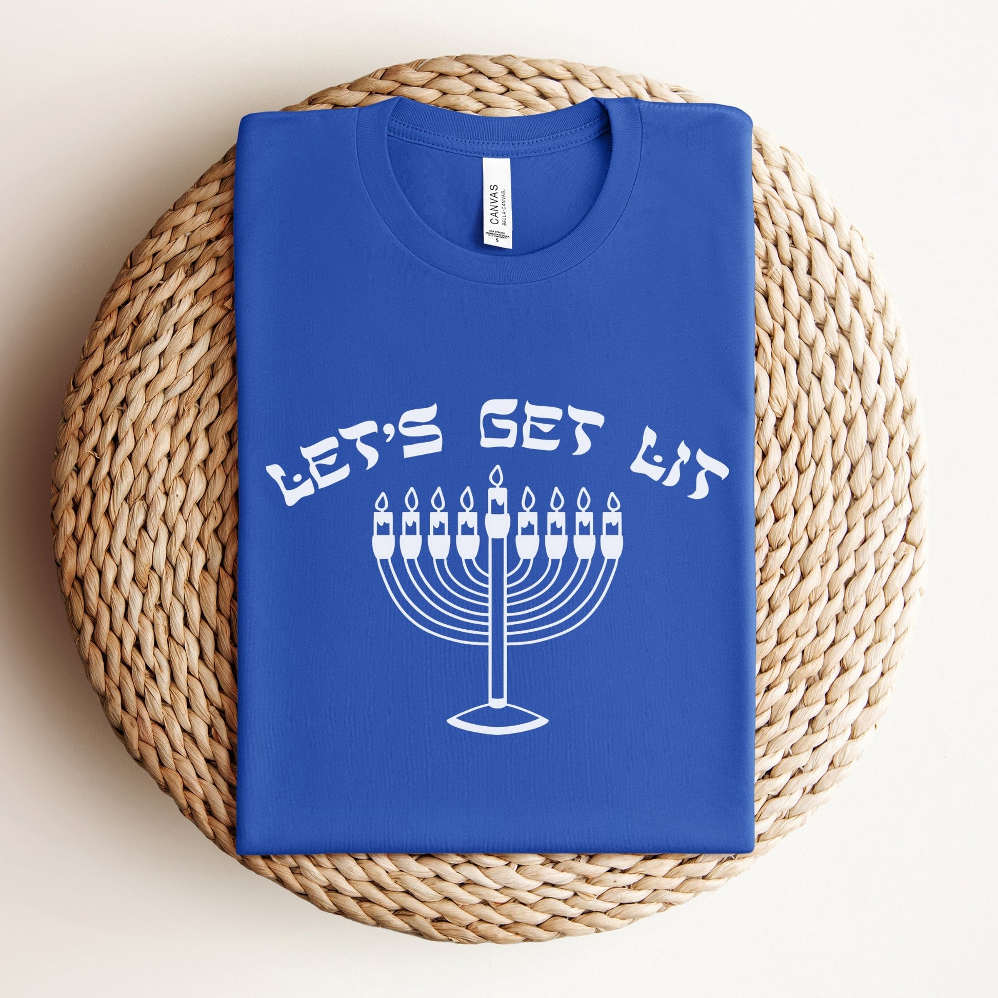 Let's Get Lit | Hanukkah Funny T-shirt - Oytiot