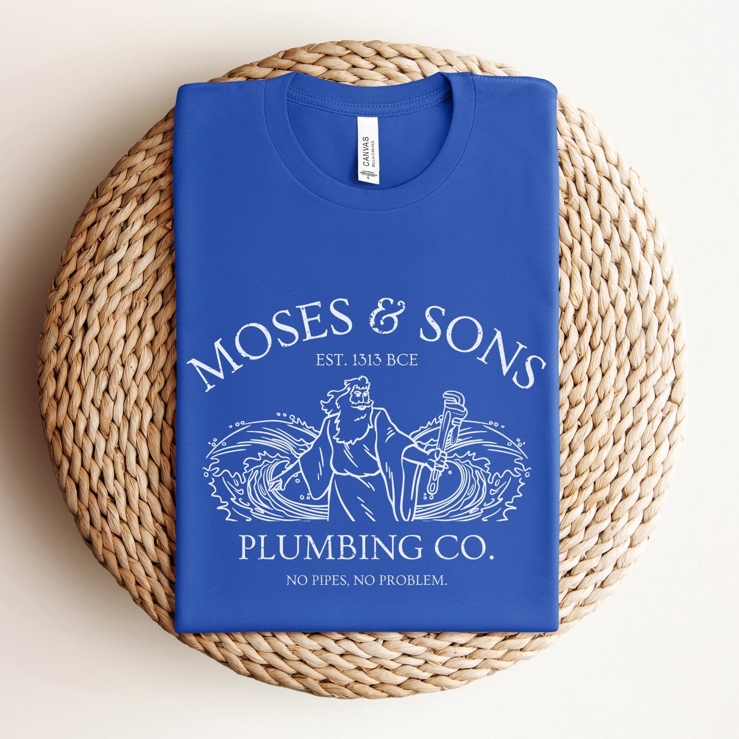 Moses Plumbing Company | Funny Jewish Passover T-shirt - Oytiot
