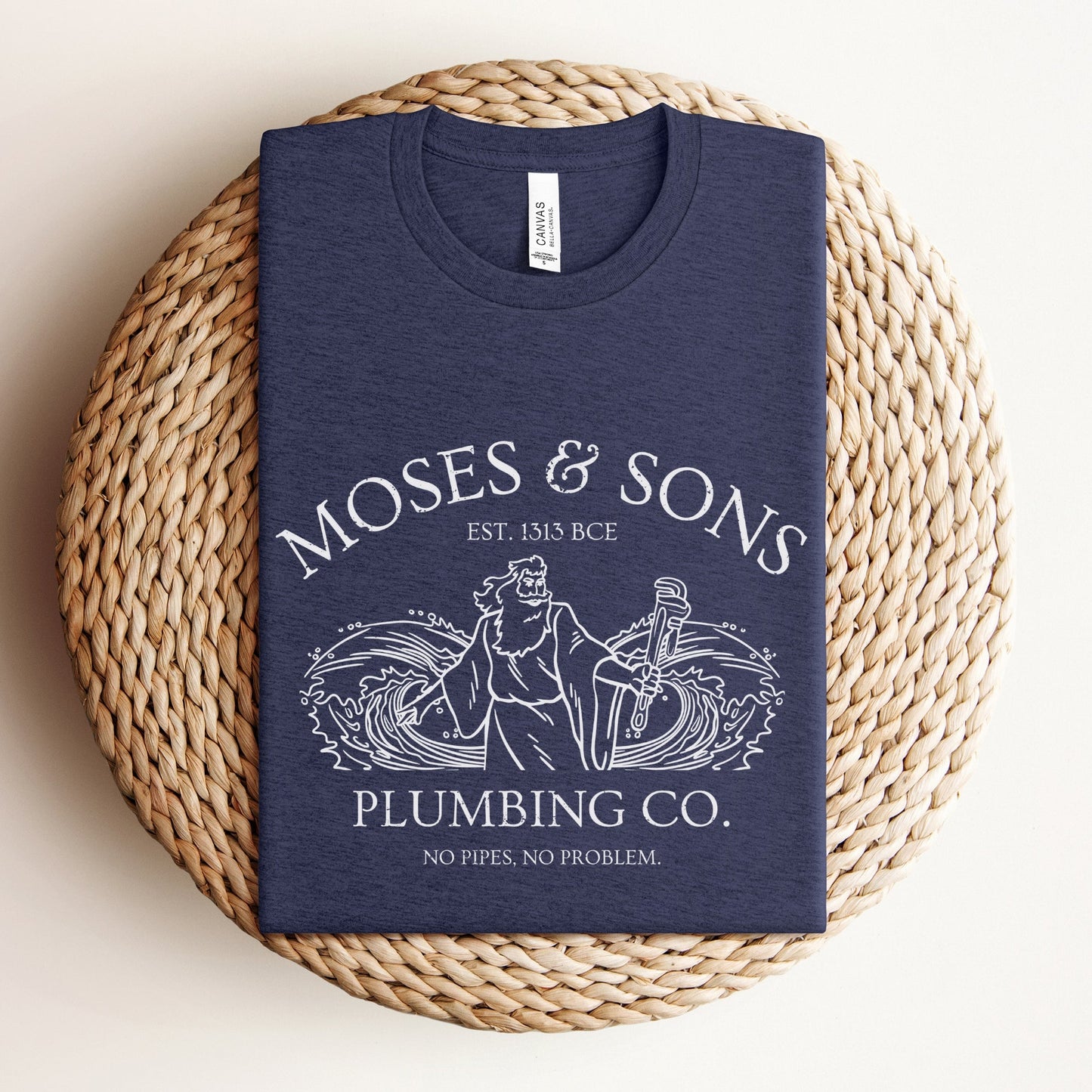 Moses Plumbing Company | Funny Jewish Passover T-shirt - Oytiot