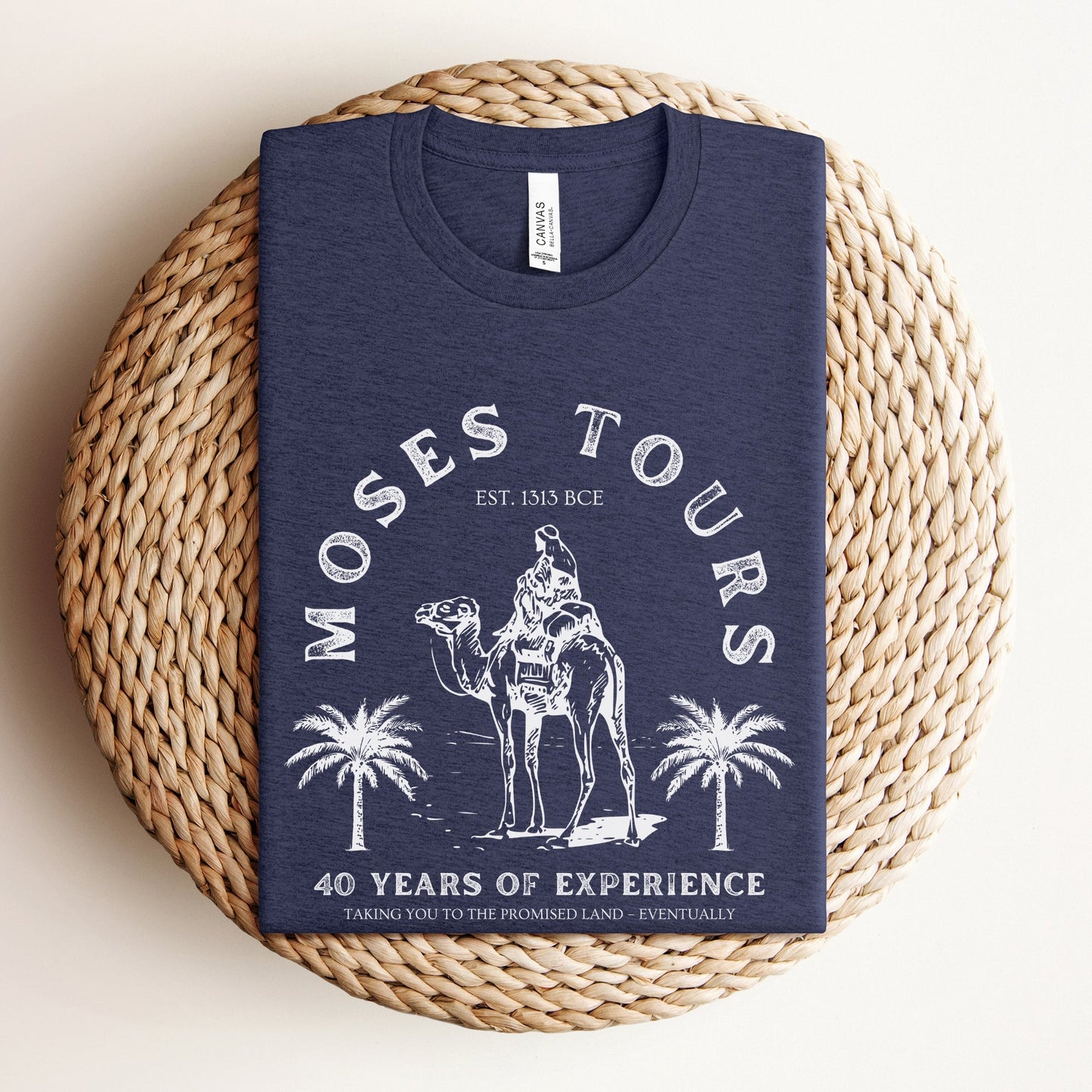 Moses Tours | Jewish Humor Passover T-shirt - Oytiot