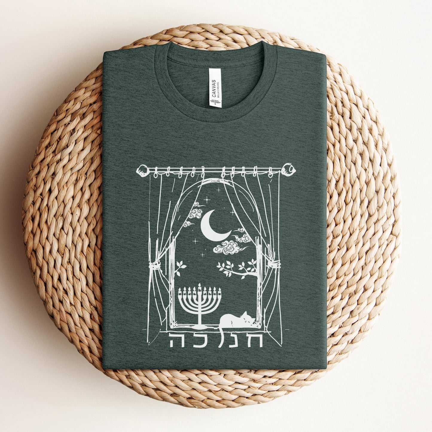 חנוכה | Hanukkah Night T-Shirt - Oytiot