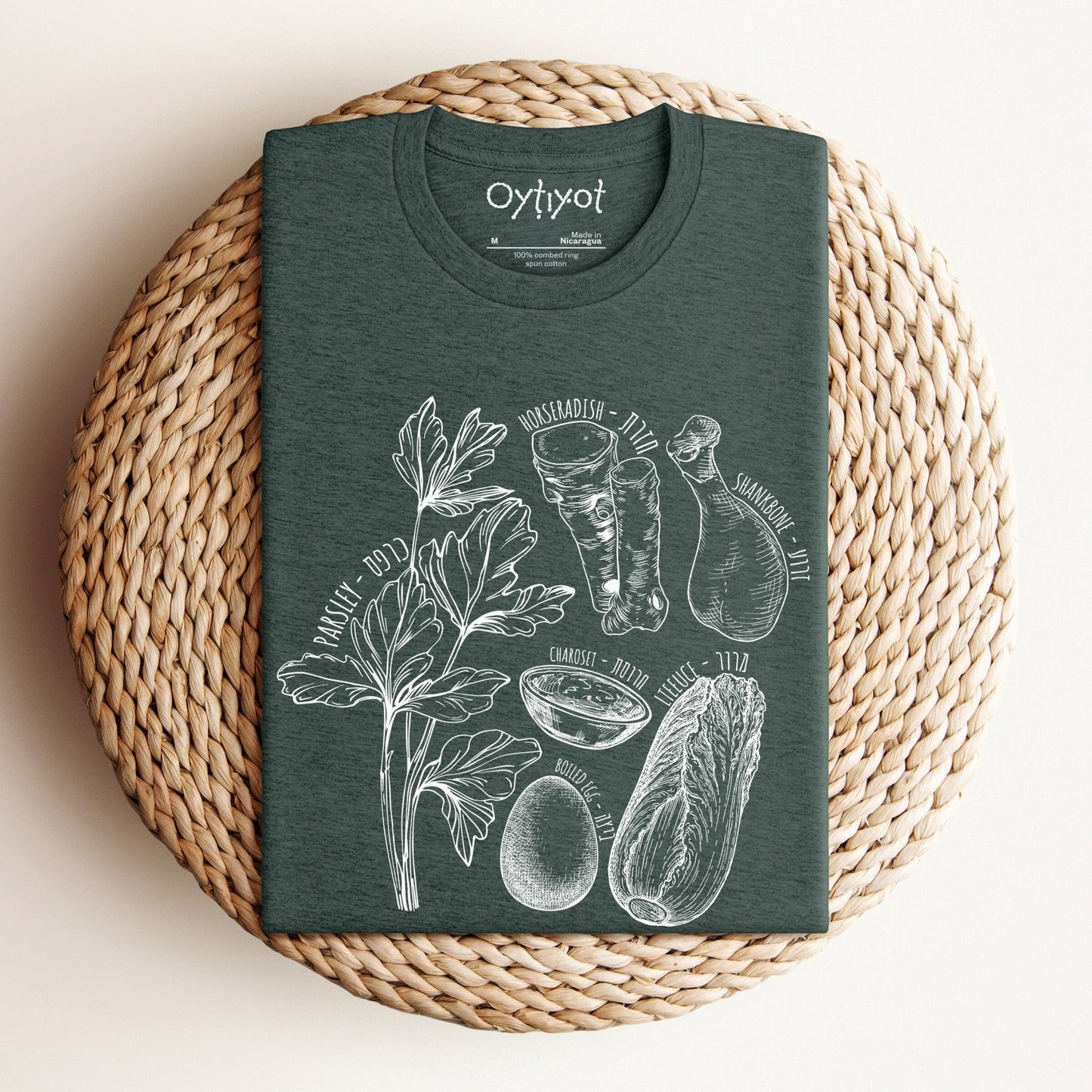 Passover Seder Plate T-shirt - Oytiot