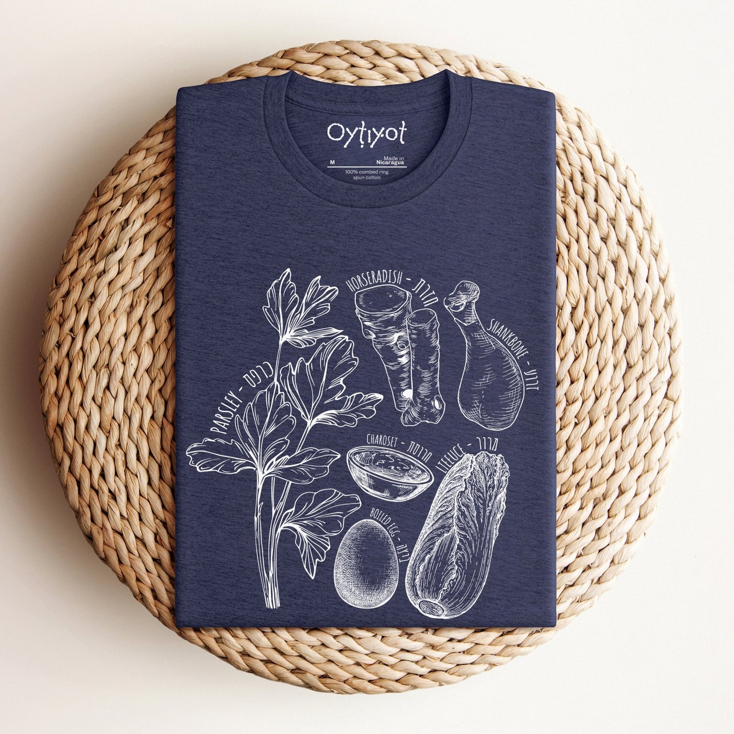 Passover Seder Plate T-shirt - Oytiot