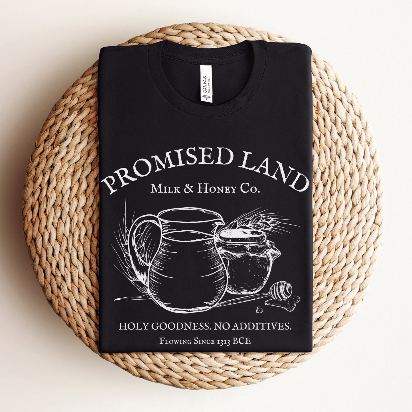 Promised Land Milk & Honey Co. | Shavuot Humor T-shirt - Oytiot