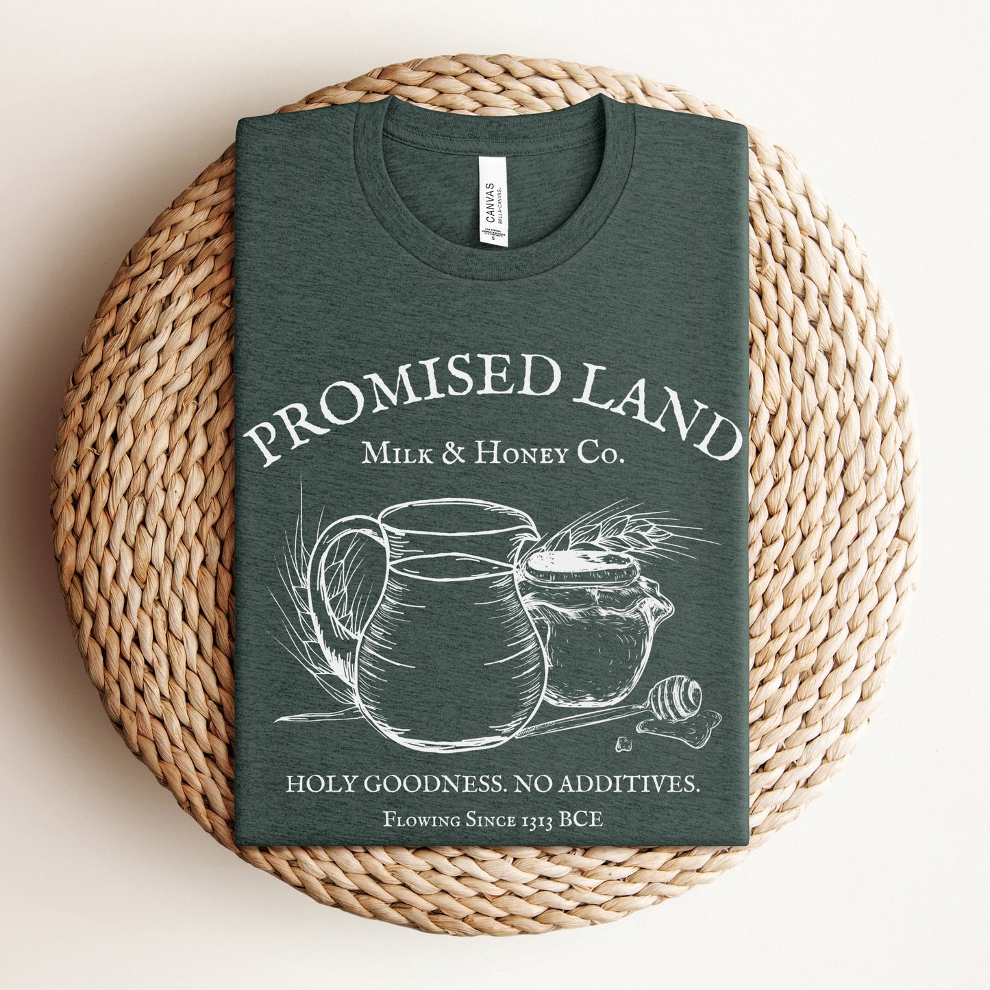 Promised Land Milk & Honey Co. | Shavuot Humor T-shirt - Oytiot