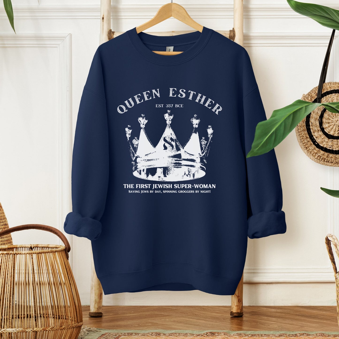 Purim Sweatshirt | Queen Esther - Oytiot