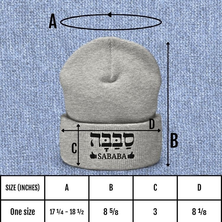 סבבה | Sababa In Hebrew Beanie - Oytiot