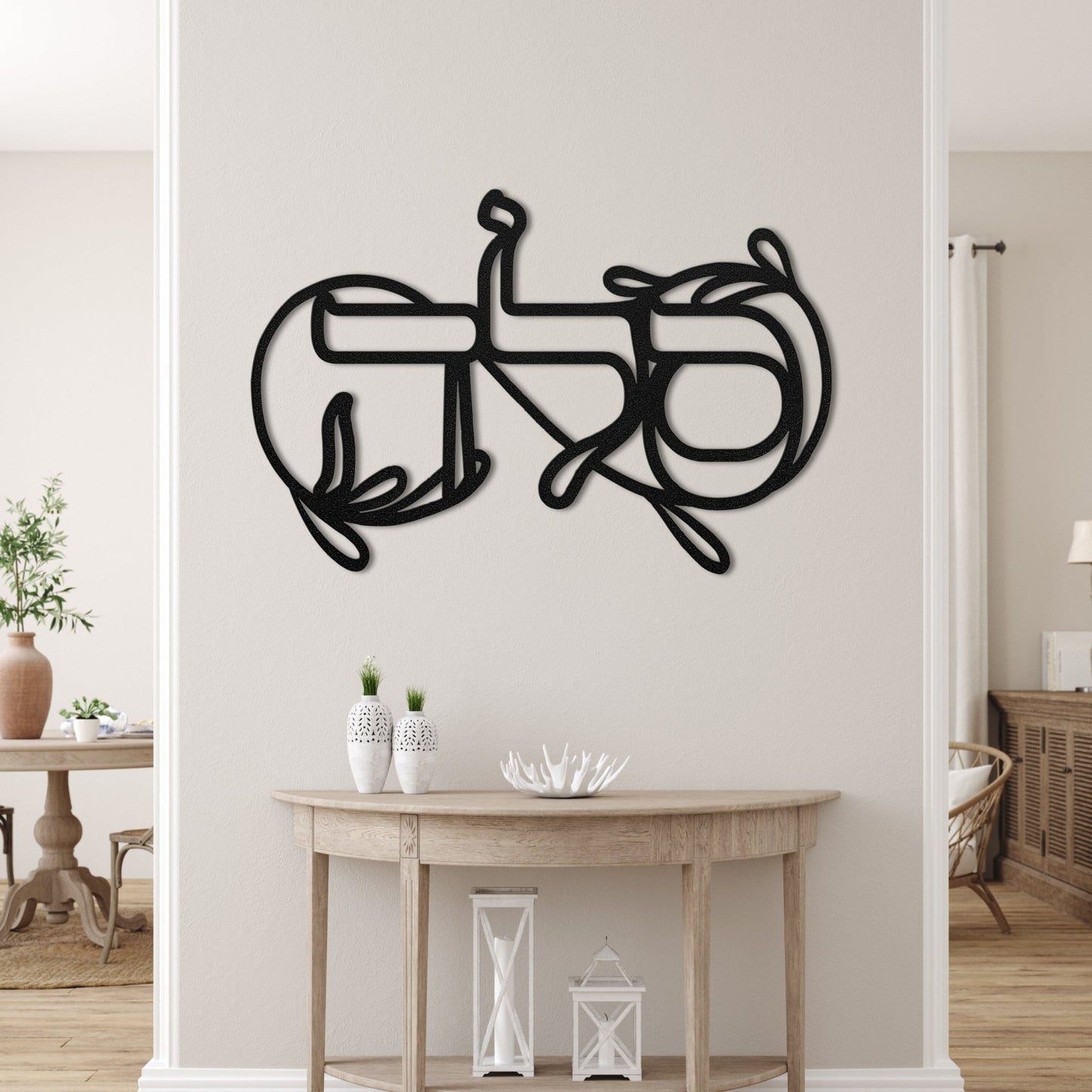 סלה | Forever In Biblical Hebrew Metal Wall Art - Oytiot