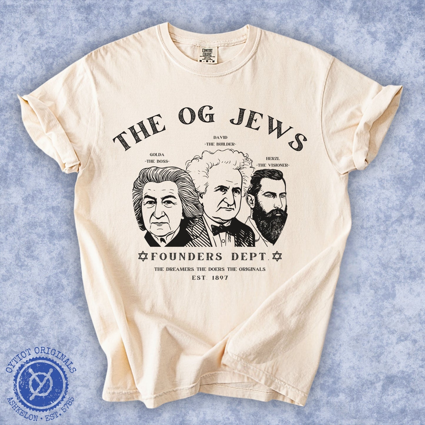 The OG Jews | Founders Dept. Washed T-shirt - Oytiot