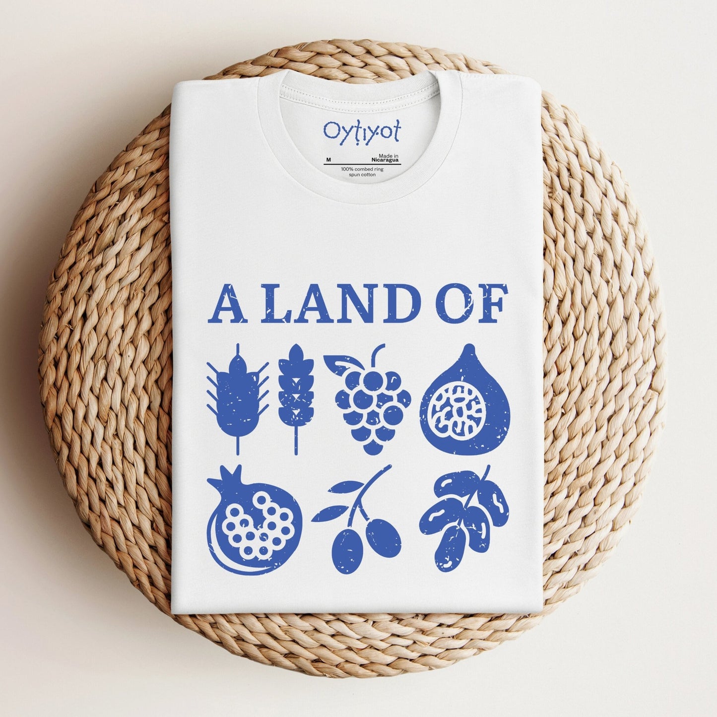The Seven Species (Shivat Haminim) T-shirt - Oytiot