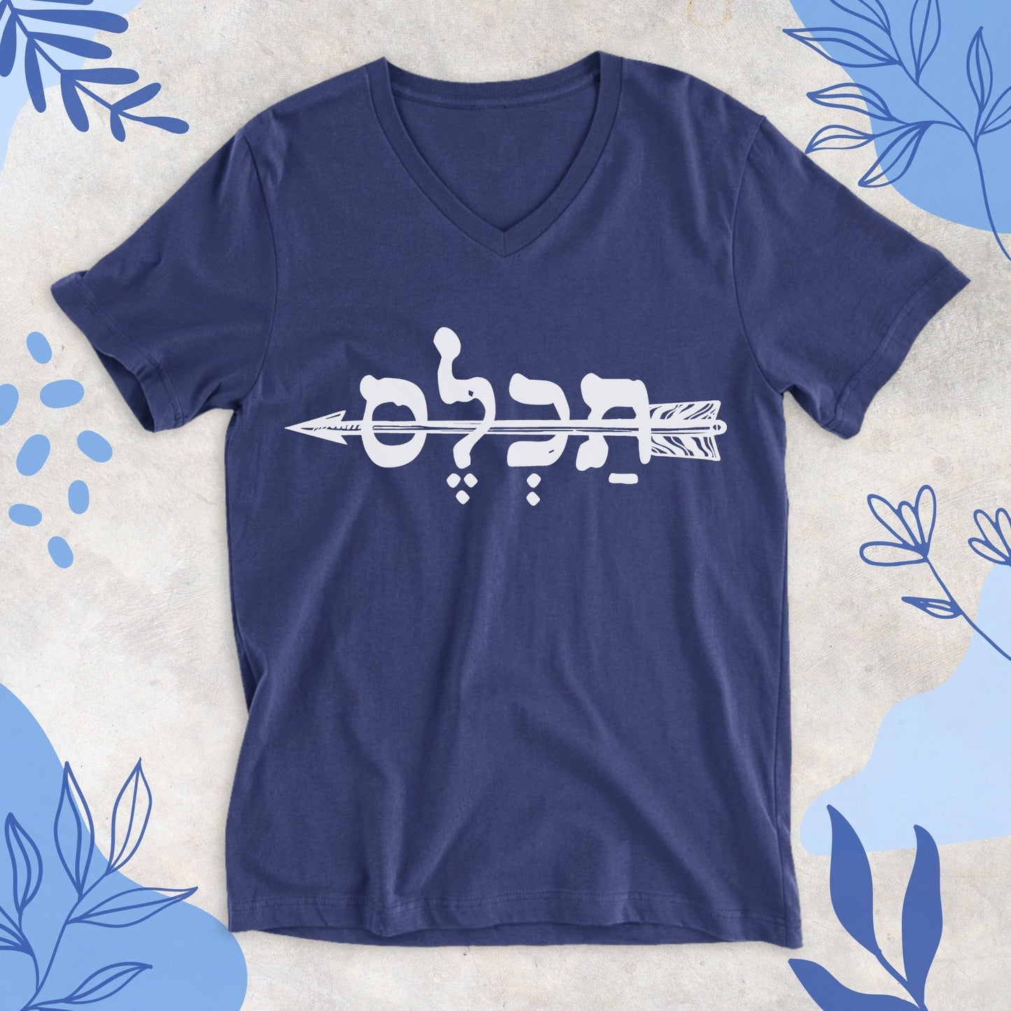 תכלס | Tachles Israeli Slang V - neck T-shirt - Oytiot