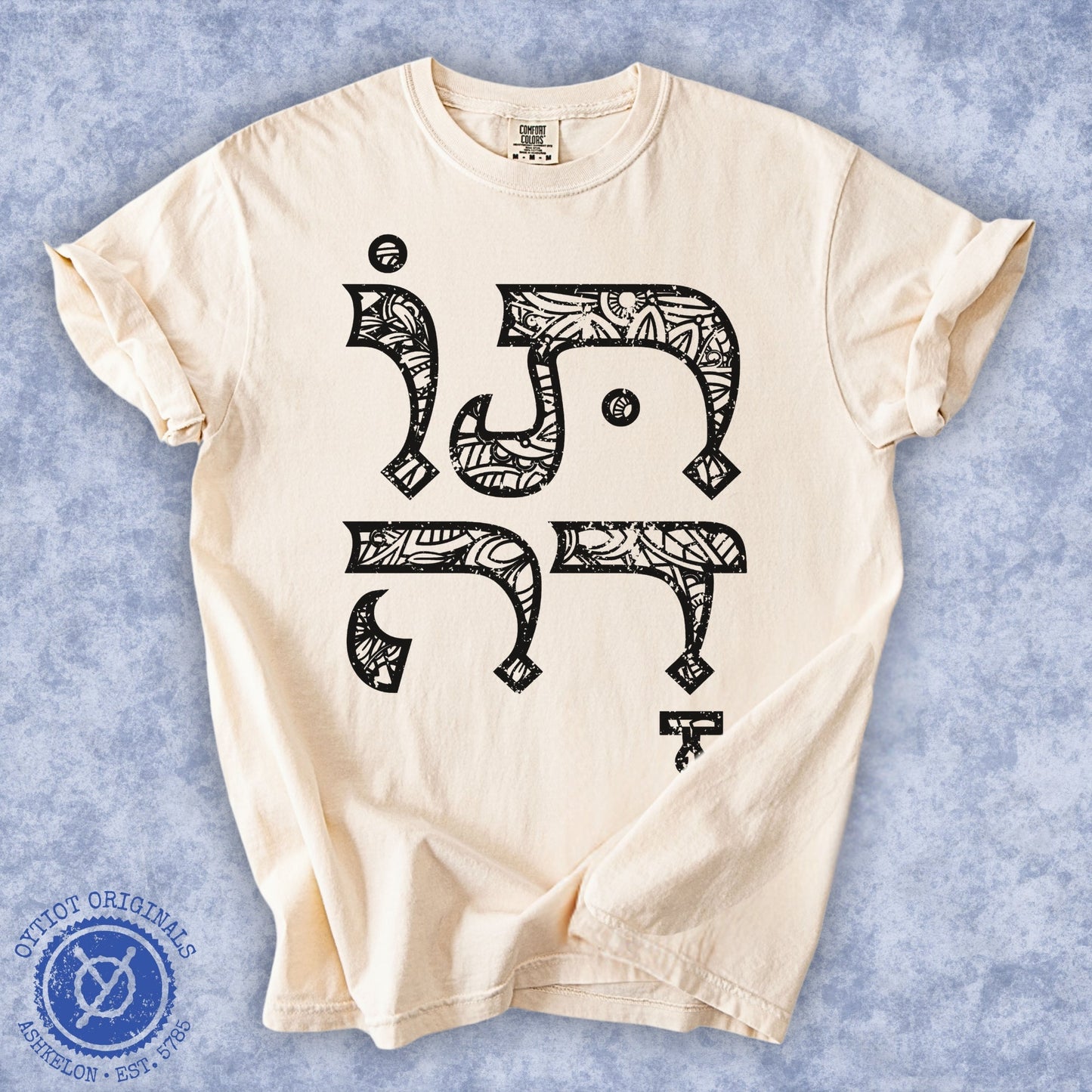 תודה | Thank you In Hebrew Washed T-shirt - Oytiot