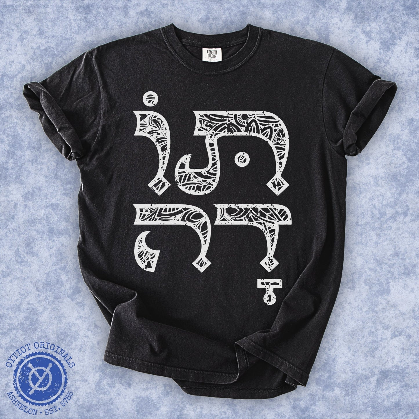 תודה | Thank you In Hebrew Washed T-shirt - Oytiot