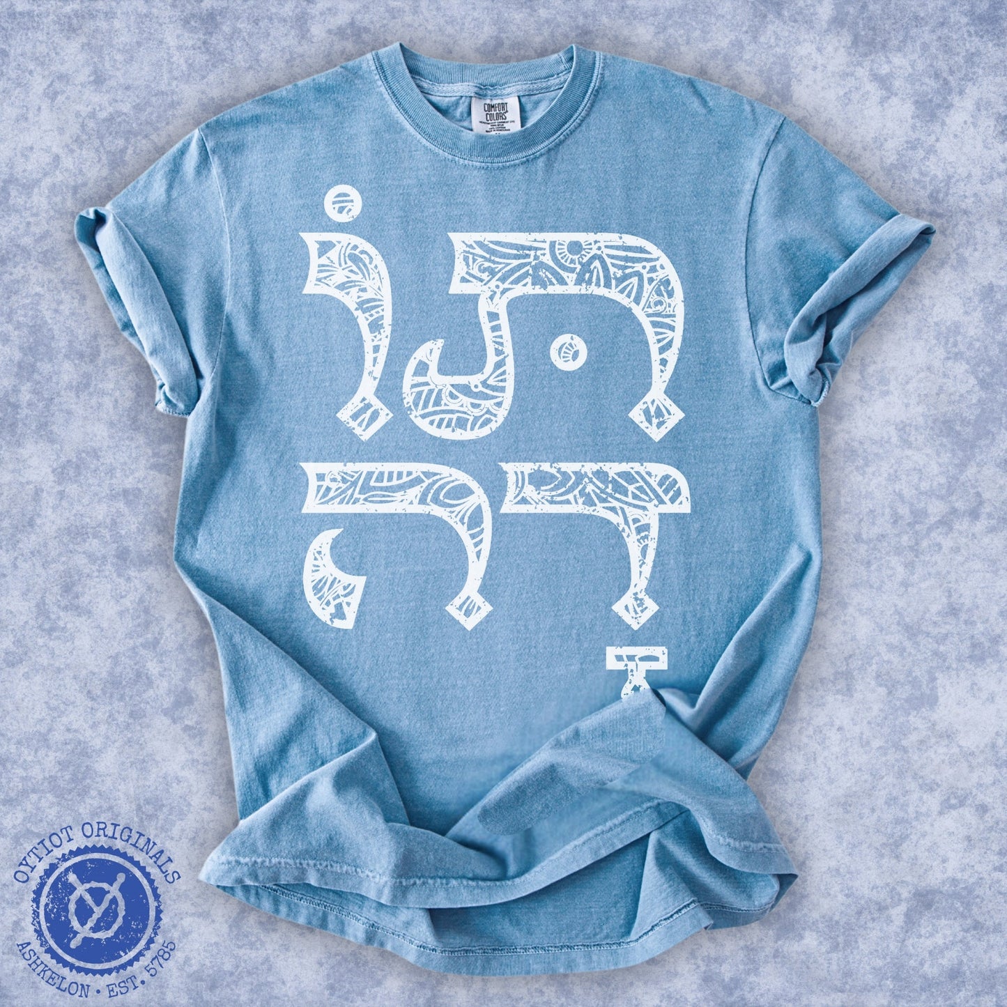 תודה | Thank you In Hebrew Washed T-shirt - Oytiot
