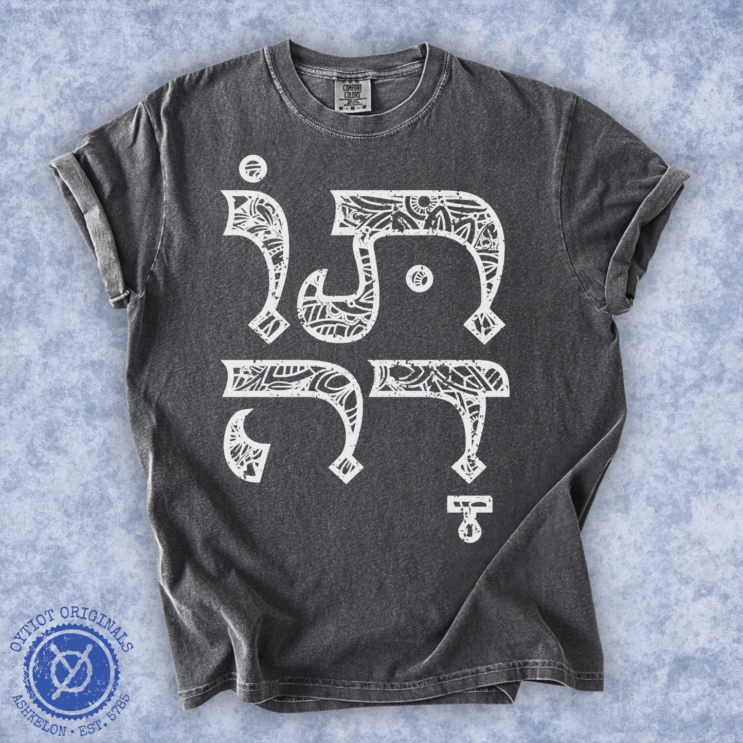 תודה | Thank you In Hebrew Washed T-shirt - Oytiot