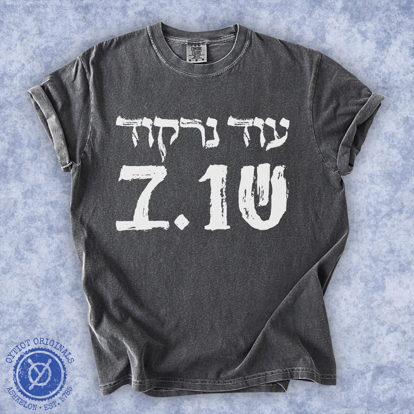 עוד נרקוד שוב | October 7 Washed T-shirt - Oytiot