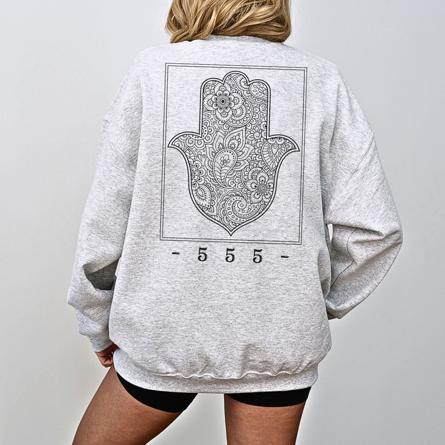 Back-print Hebrew & Jewish Sweatshirts - Oytiot