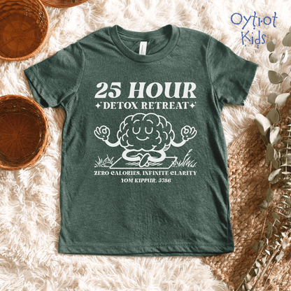 25 Hour Detox | Yom Kippur Humor Youth T-shirt - Oytiot