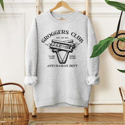 Groggers Club | Purim Humor Sweatshirt