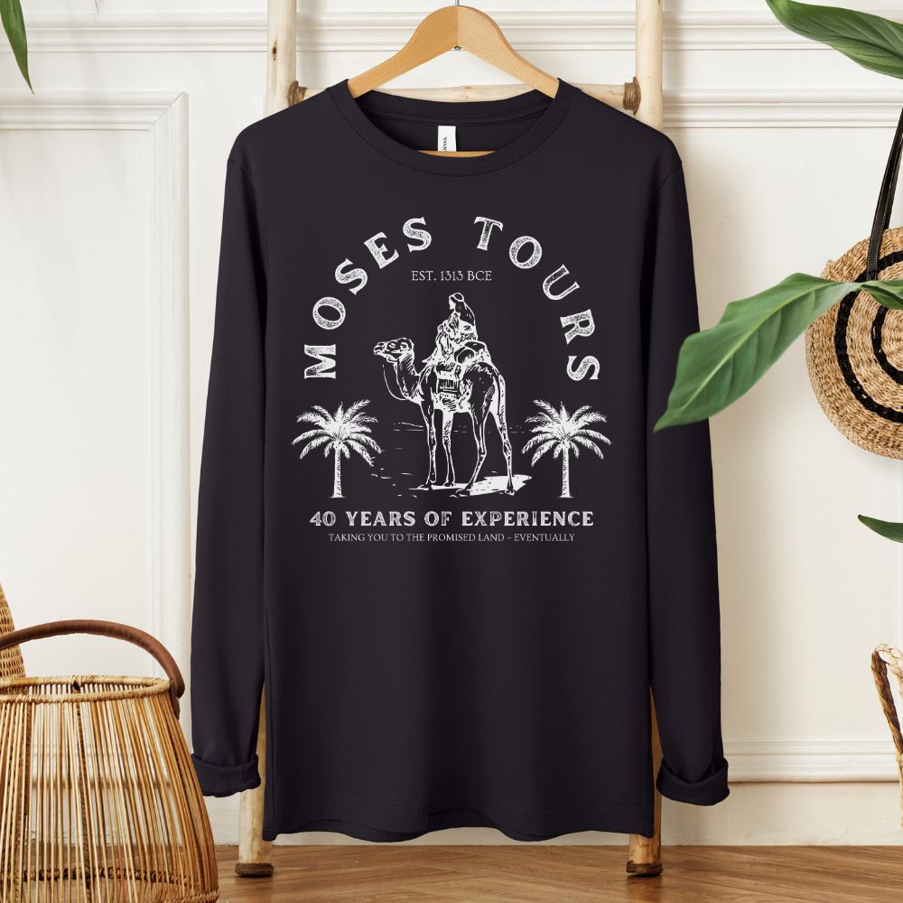 Moses Tours | Funny Passoevr Long Sleeve Tee
