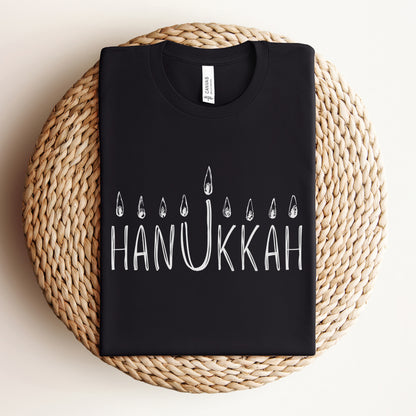 Hanukkah Menorah T-Shirt