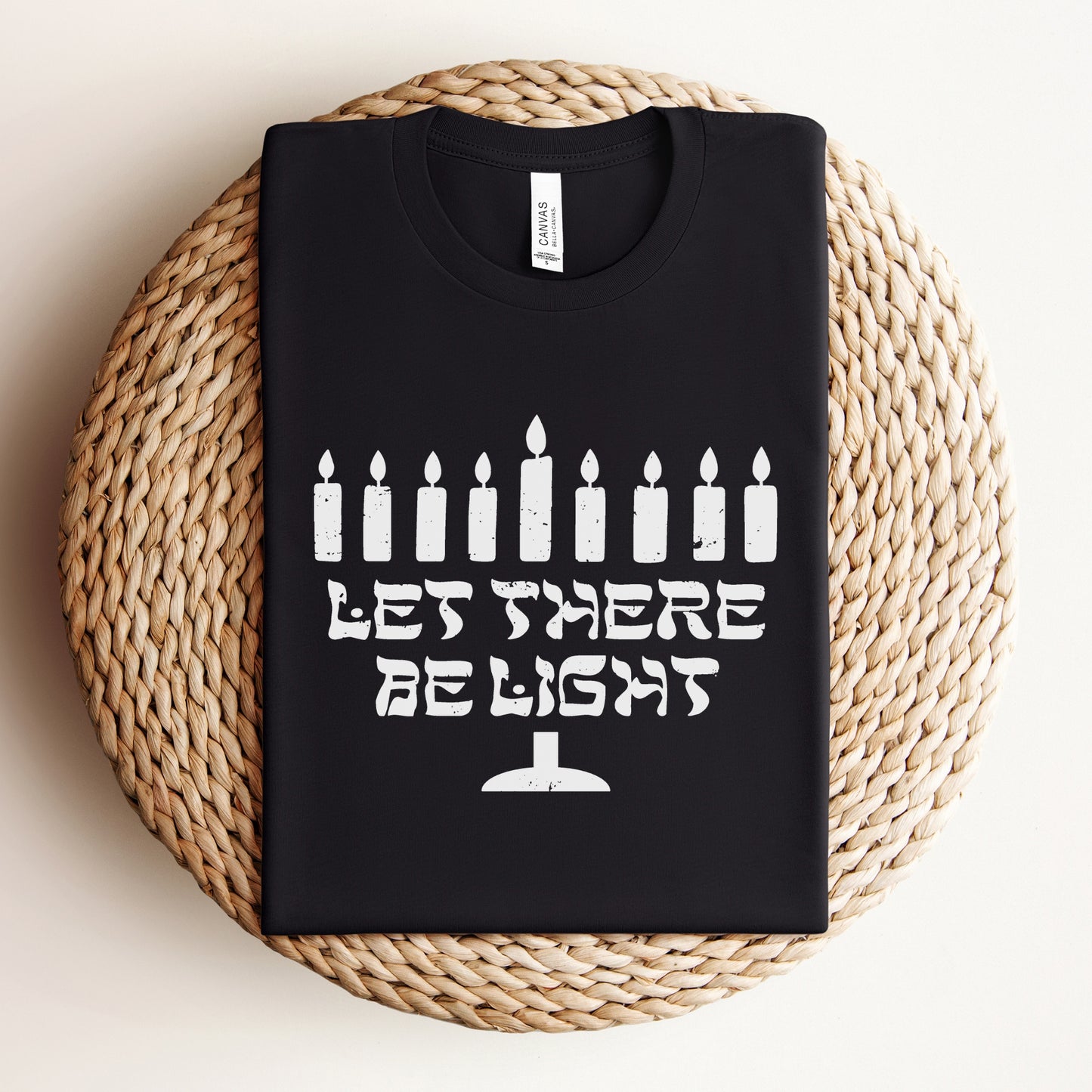 Let There Be Light | Hanukkah Menorah T-shirt